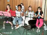 Orff-Gruppe der GHS unter der Leitung von Frau Hoffmann