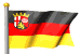 Flagge des Bundeslandes Rheinland-Pfalz
