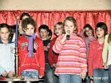 "Kerzenlied", Schler der Klassen 3a und 3b